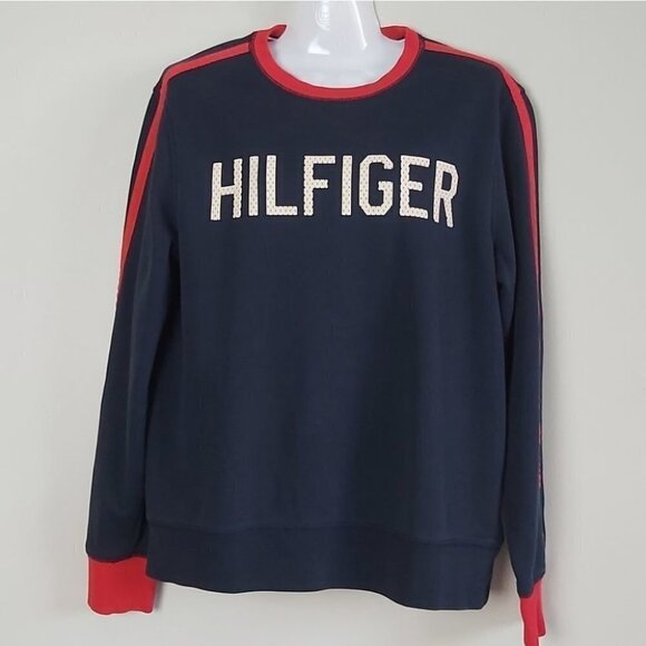 𝅺tommy Hilfiger Sweatshirt Blue M - Picture 12 of 12